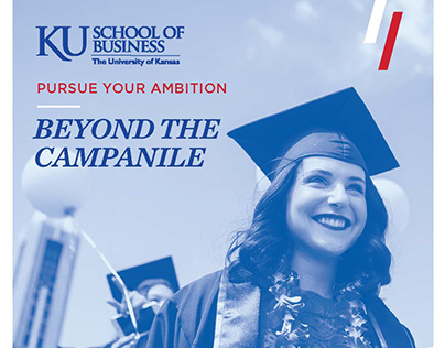KU Online MBA Alumni Magazine Ad Campaign