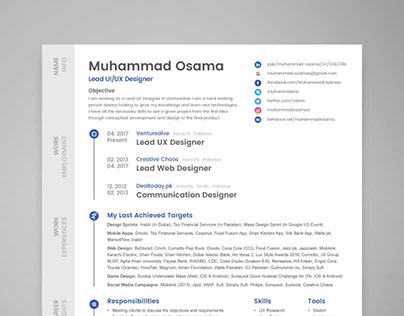 Muhammad Osama's Resume