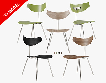 3d model "Vitra dining chair"