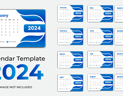 Desk Calendar Design For 2024