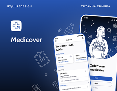 Medicover Healthcare app redesign