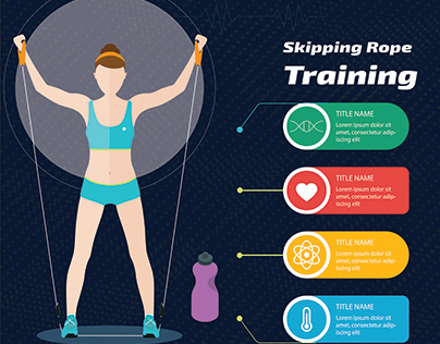 Skipping Rope Training Poster