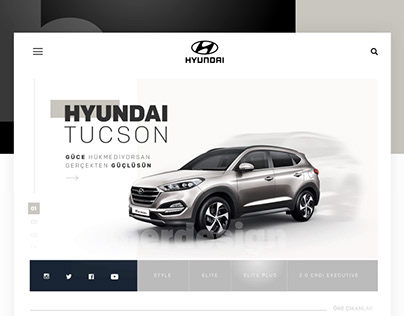 Hyundai Tucson 2018 Color Adaptation Website Design