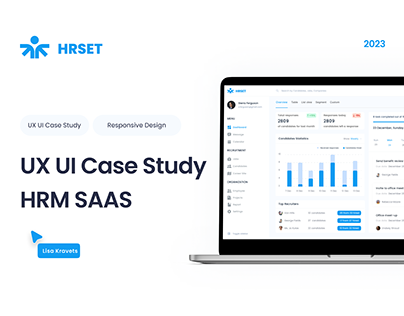 HRM HR Software | SAAS | Case Study UI UX Design