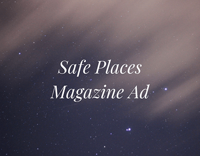 Safe Places - Magazine Ad