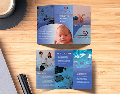 medical brochure - birthing center
