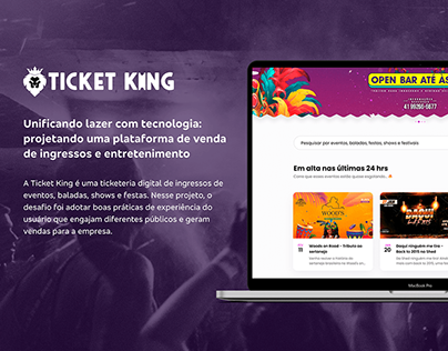Ticket King - compra de ingressos simplificada
