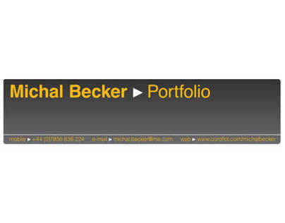 Michal Becker - portoflio
