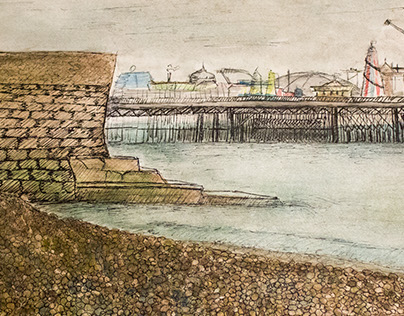 Watercolor Drawings from England