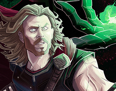 Project thumbnail - Thor Ragnarok - Poster