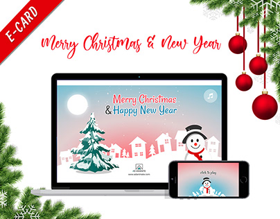 Merry Christmas & Happy New Year - Greeting Card