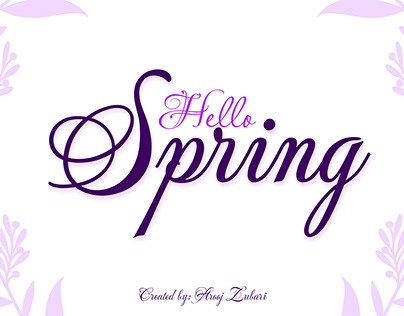 Hello Spring (Social Media Designs)