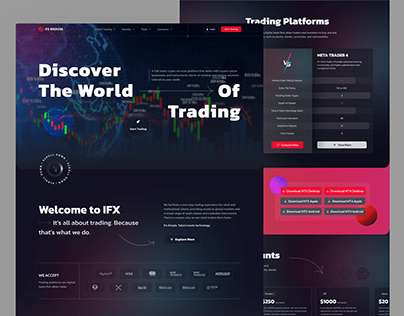 Crypto Trading Website Design