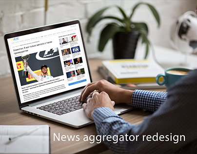 Ukrnet, news aggregator redesign