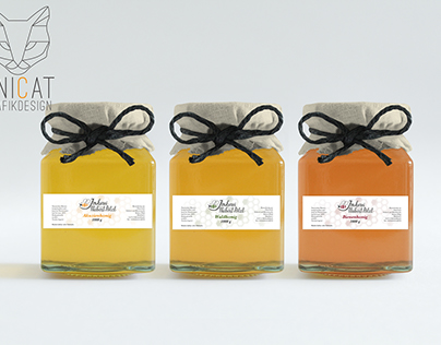 Labels for honey jars