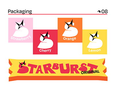 Starburst Rebrand Packaging