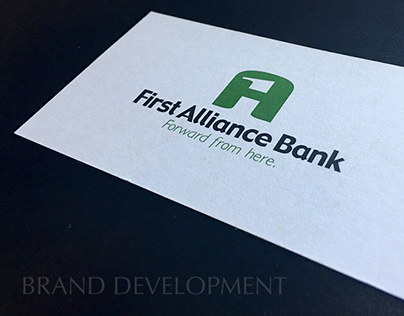 Branding - First Alliance Bank