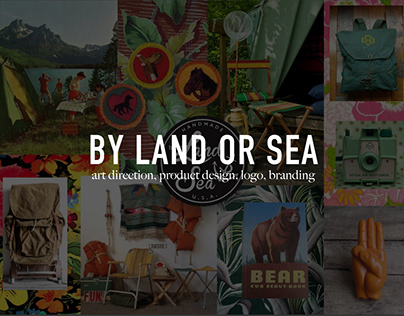 by Land or Sea Branding & Product Design