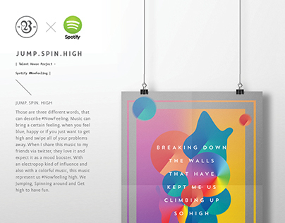 JUMP. SPIN. HIGH. - Spotify ArtWork 