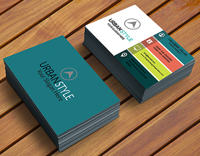 Color full business card