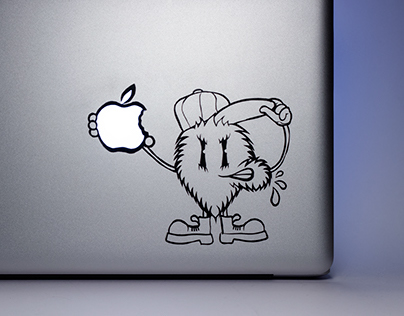 Mc Apple - Macbook sticker