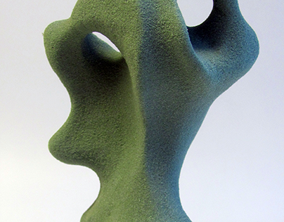 Green Foam Sculpture