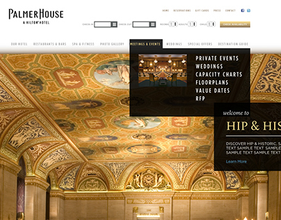Palmer House Hilton website, 2013