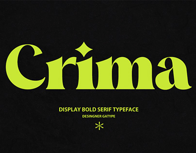 Free Font - Crima