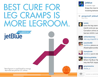 JetBlue Legroom Social Media Buzz