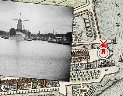 A view at Delfshaven - museum exhibition animation