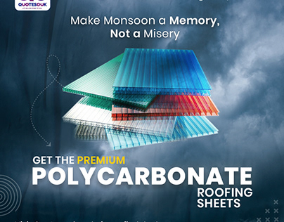 Polycarbonate Roofing Sheet SM Poster