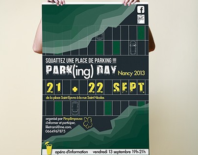 Poster for Parking Day in Nancy (contest)