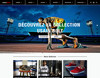 Sports Depot Web Design