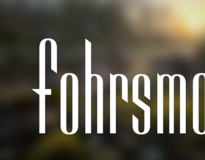 Fohrsmark typeface