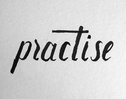Hand lettering practice vol. 1