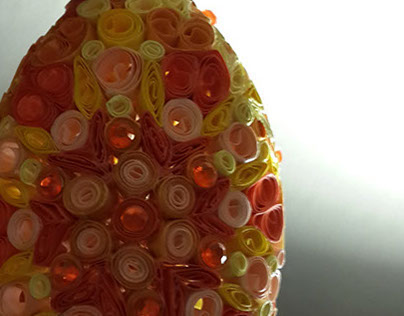 3D Quilled Eggs