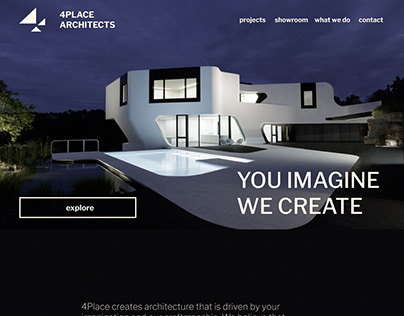 Website design for architectural bureau
