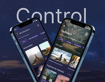 Control - Mental Health App - UX/UI Case Study