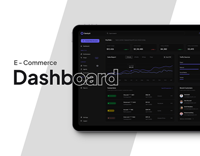 Clarity UI - E-Commerce Dashboard