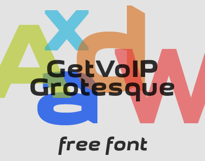 GetVoIP Grotesque (Typeface)