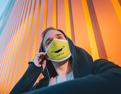 Smile Print on Demand Mask