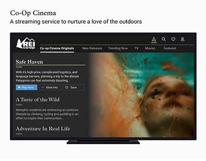 Movie Website Prototypes  Photos, videos, logos, illustrations and  branding on Behance