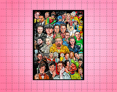 TV Characters Crowd Png