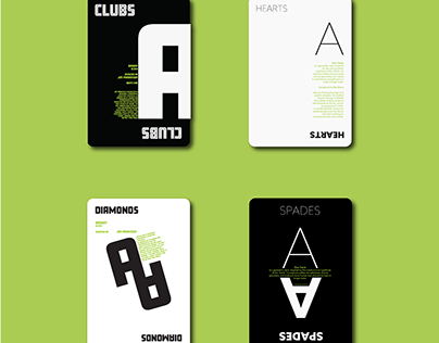 playing cards inspired some awesome fonts