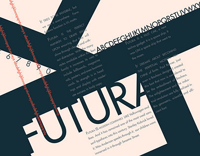 Futura Typography Poster