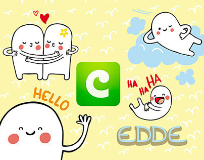 "Edde" Stickers Pack for COCO app