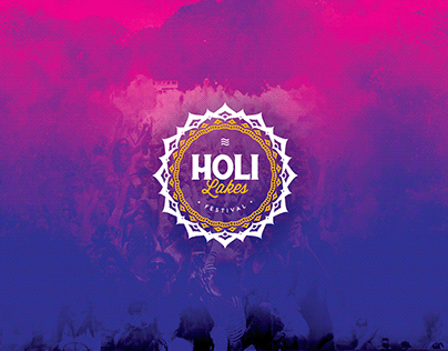 Holi Lakes Festival — Branding