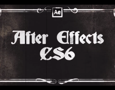 Introducing - Adobe's After Effect!