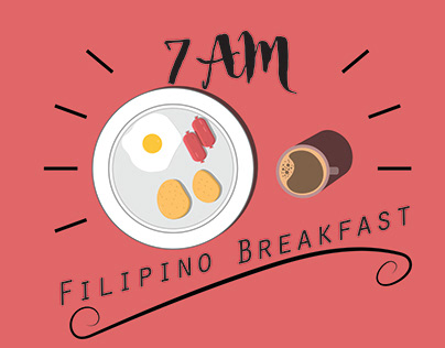 Filipino Breakfast Vector