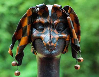 Leather Jester Mask Redux